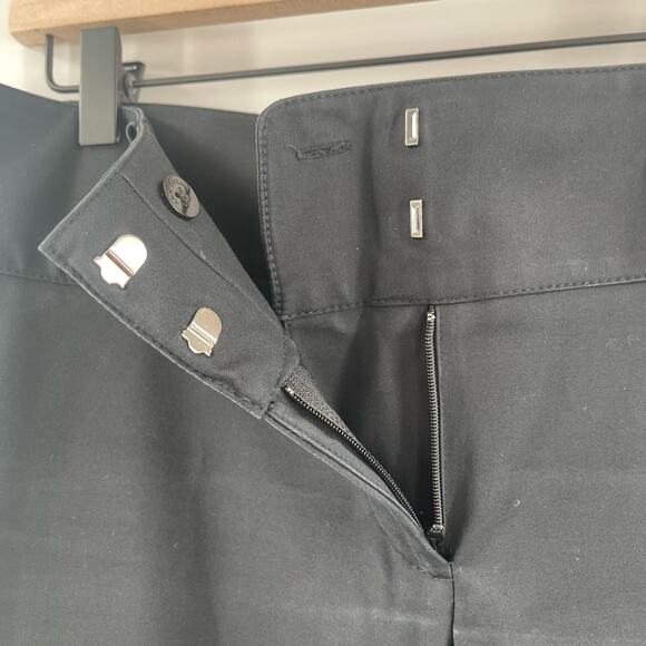 ANN TAYLOR Pants Size 6 Stretch Lindsay Curvy Black Business Casual Office Work - Picture 4 of 12